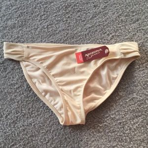 NEW Cream bikini bottom Coral Reef Swim Collection